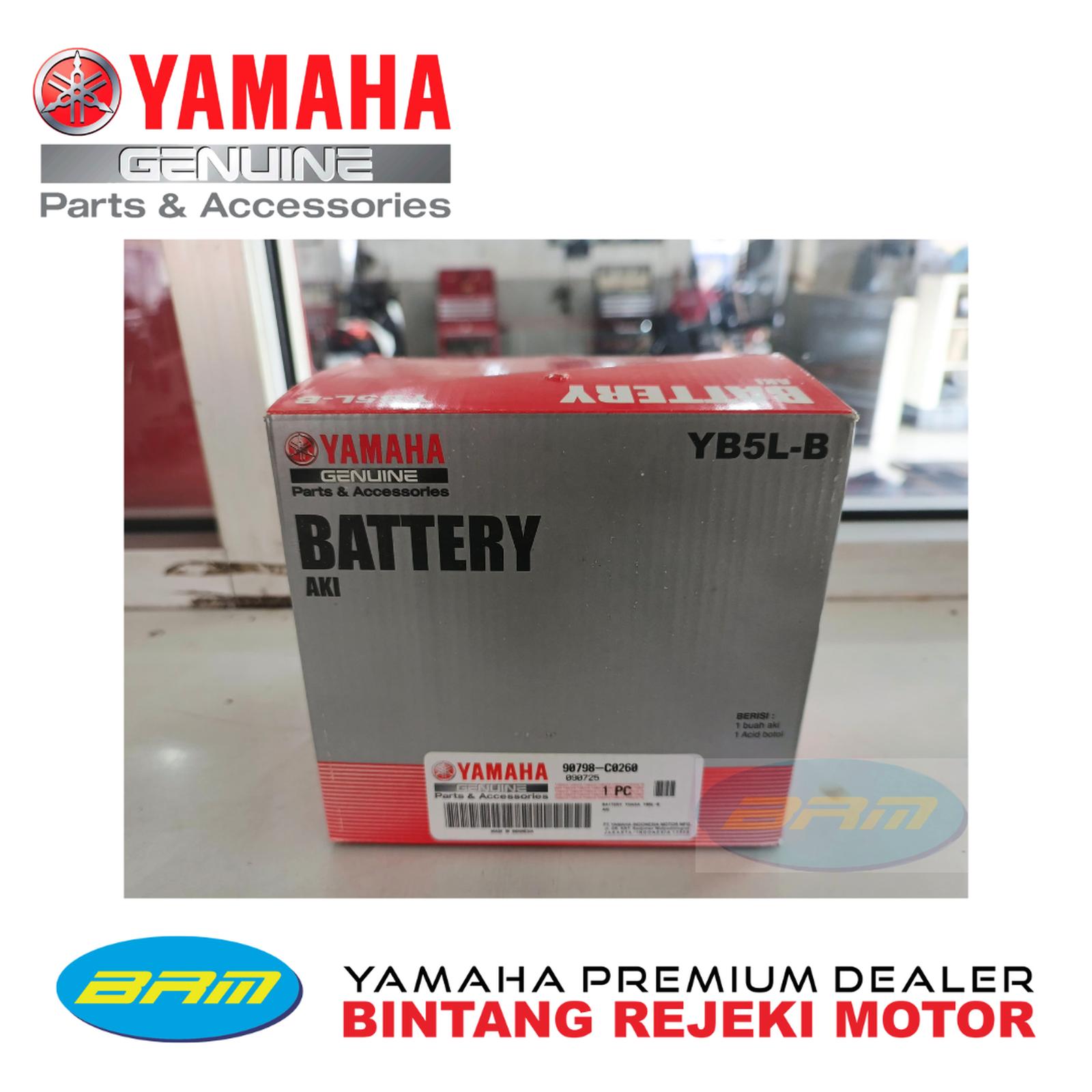 BATTERY YAMAHA JUPITER MX, MIO, VEGA R, VEGA ZR 90798-C0260